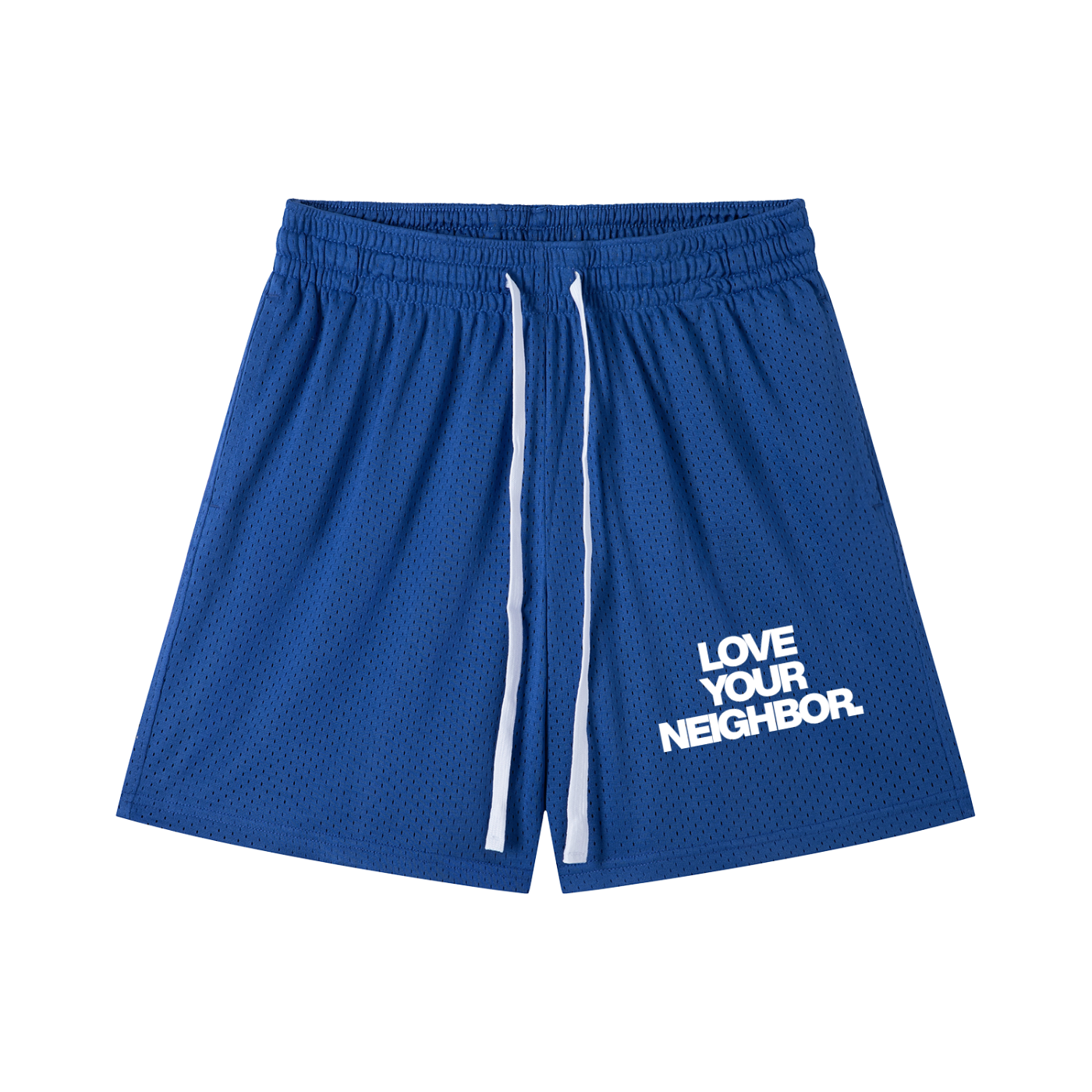 Mesh Drawstring Shorts