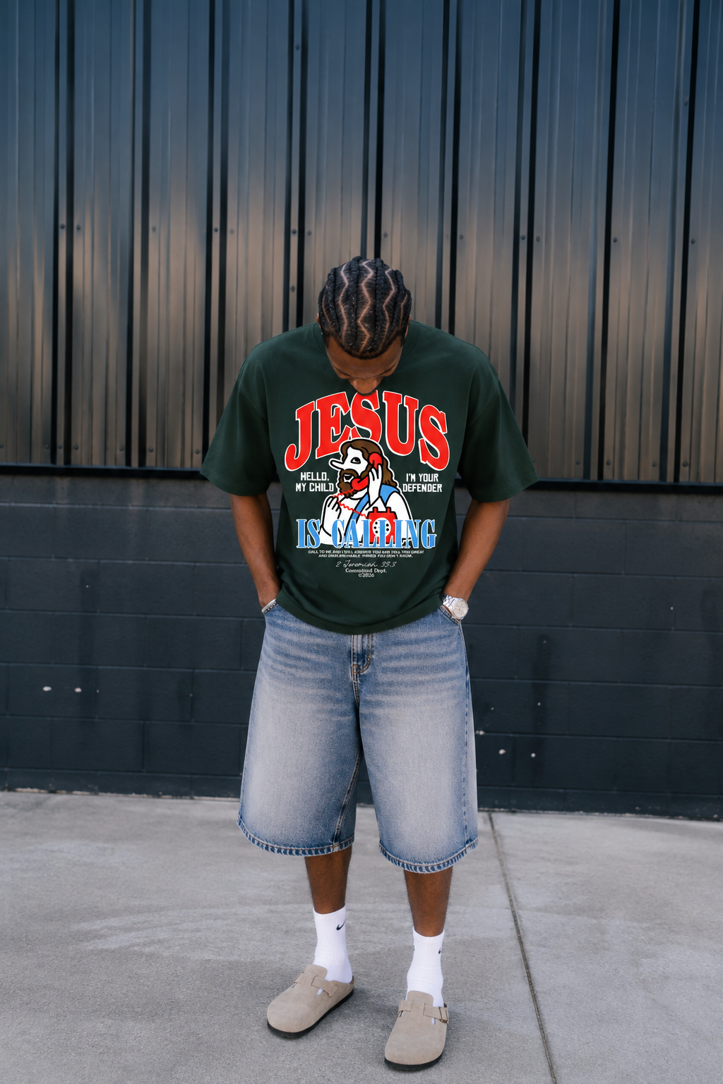 Call on Him Oversized T-Shirt