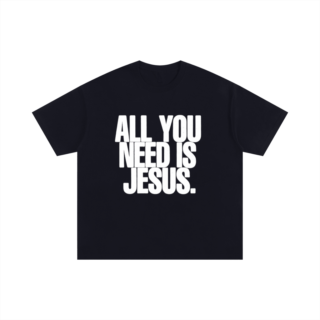 All You Need is Jesus Oversized Cotton T-Shirt