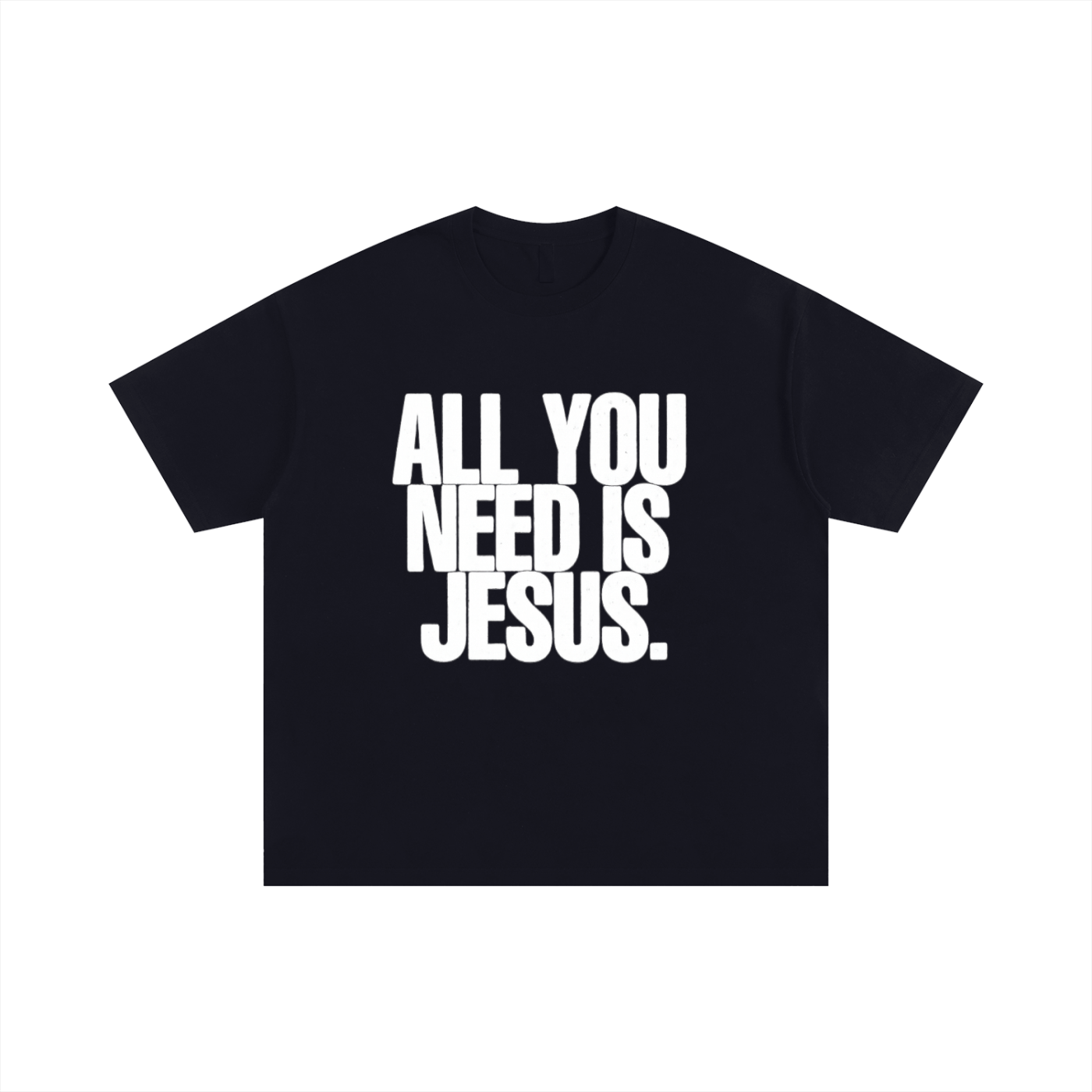 All You Need is Jesus Oversized Cotton T-Shirt