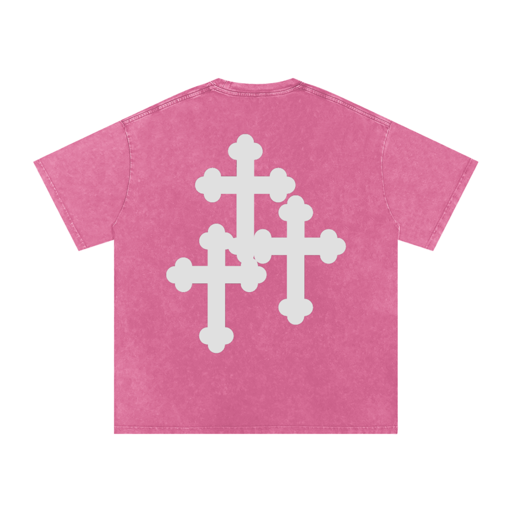 Woman of God Snow Washed Oversized Cotton T-Shirt