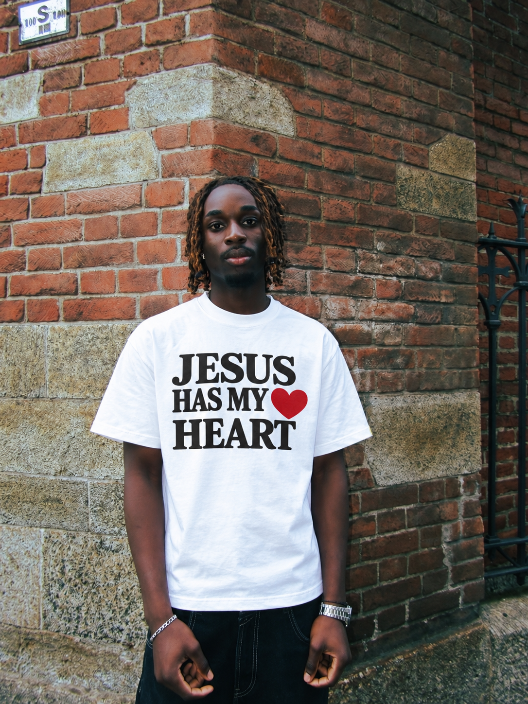 Jesus Has My Heart Oversized T-Shirt