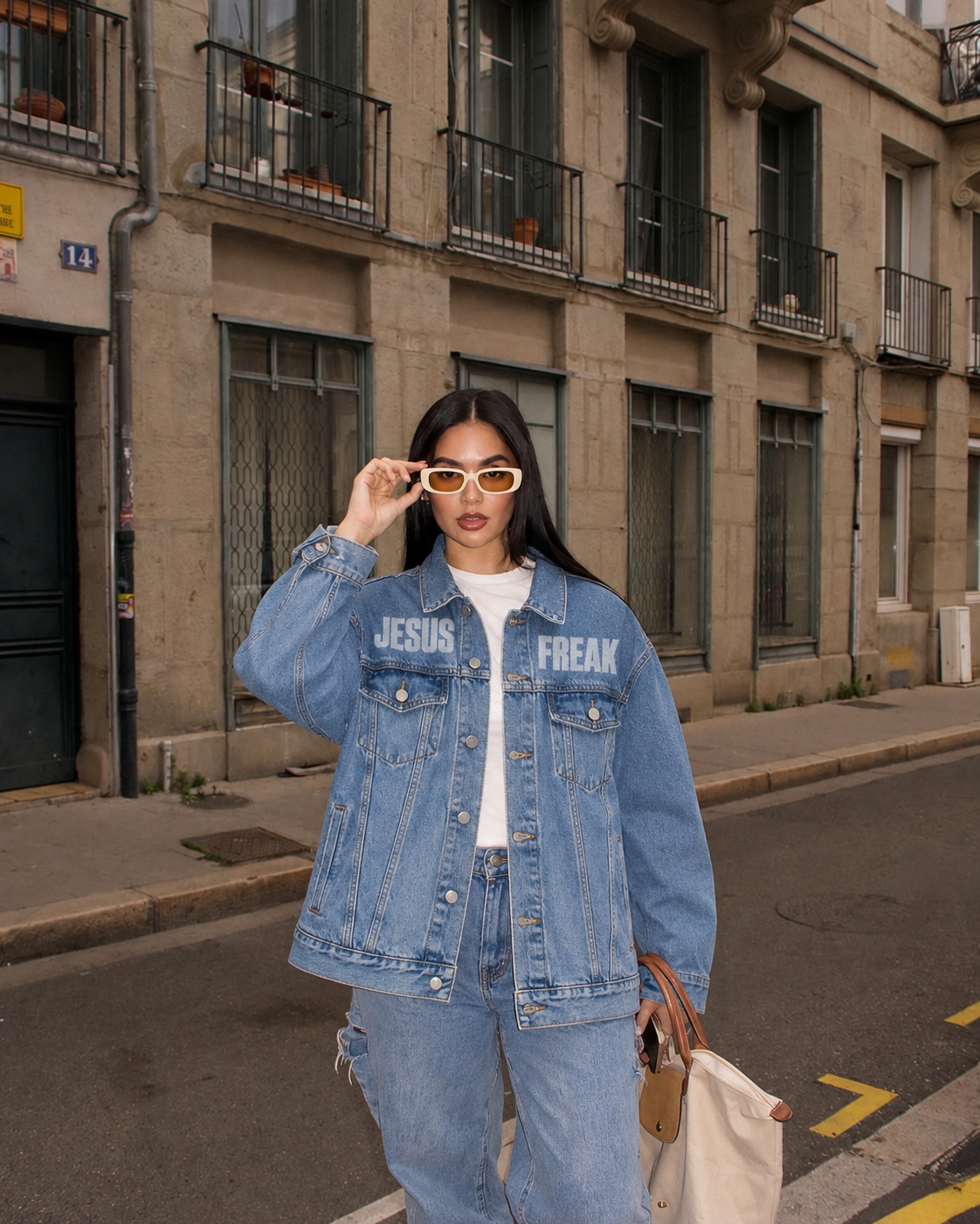 Jesus Freak Vintage Wash Denim Jacket
