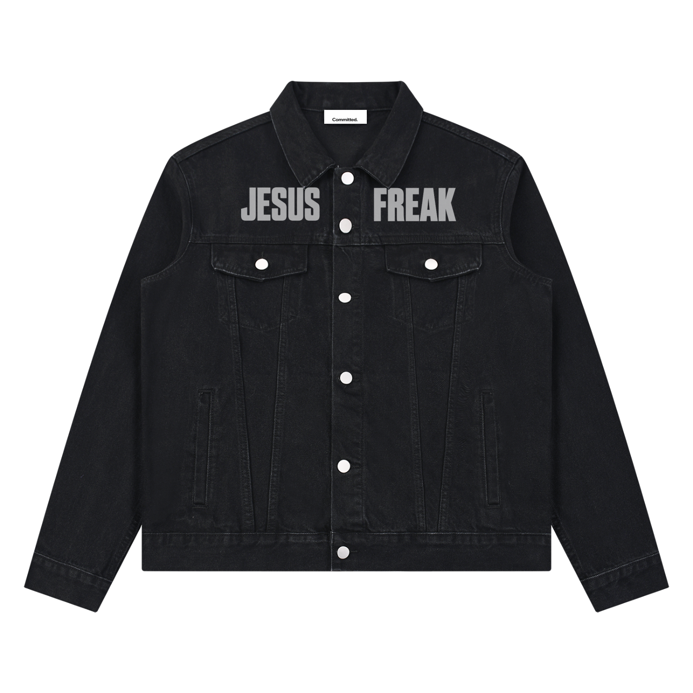 Jesus Freak Vintage Wash Denim Jacket