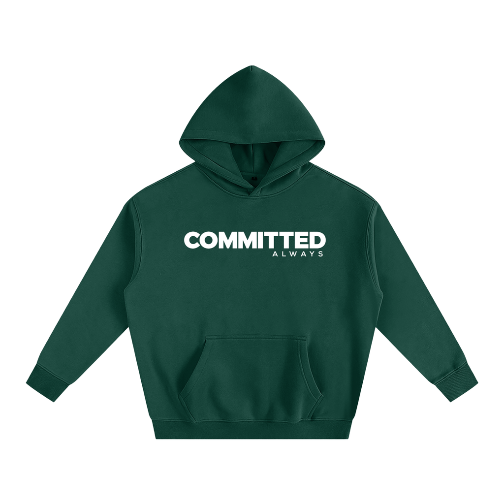 Committed Oversize Fleeced Hoodie