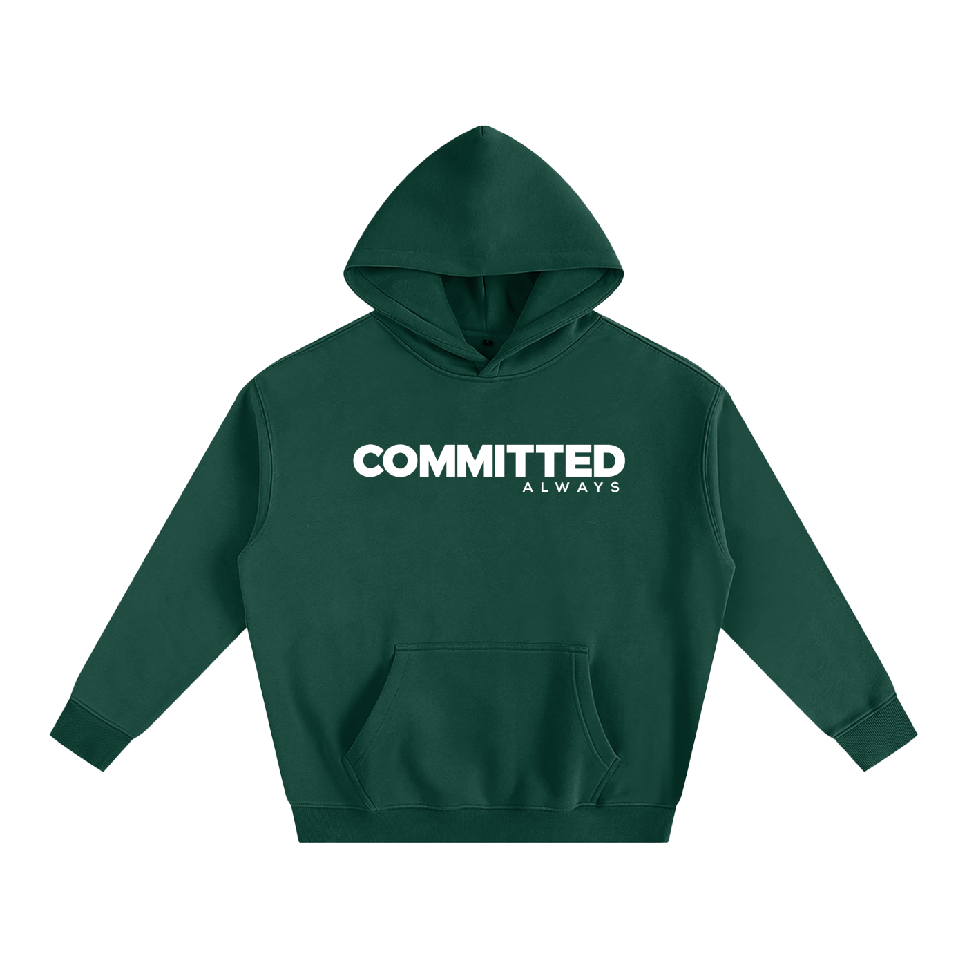 Committed Oversize Fleeced Hoodie