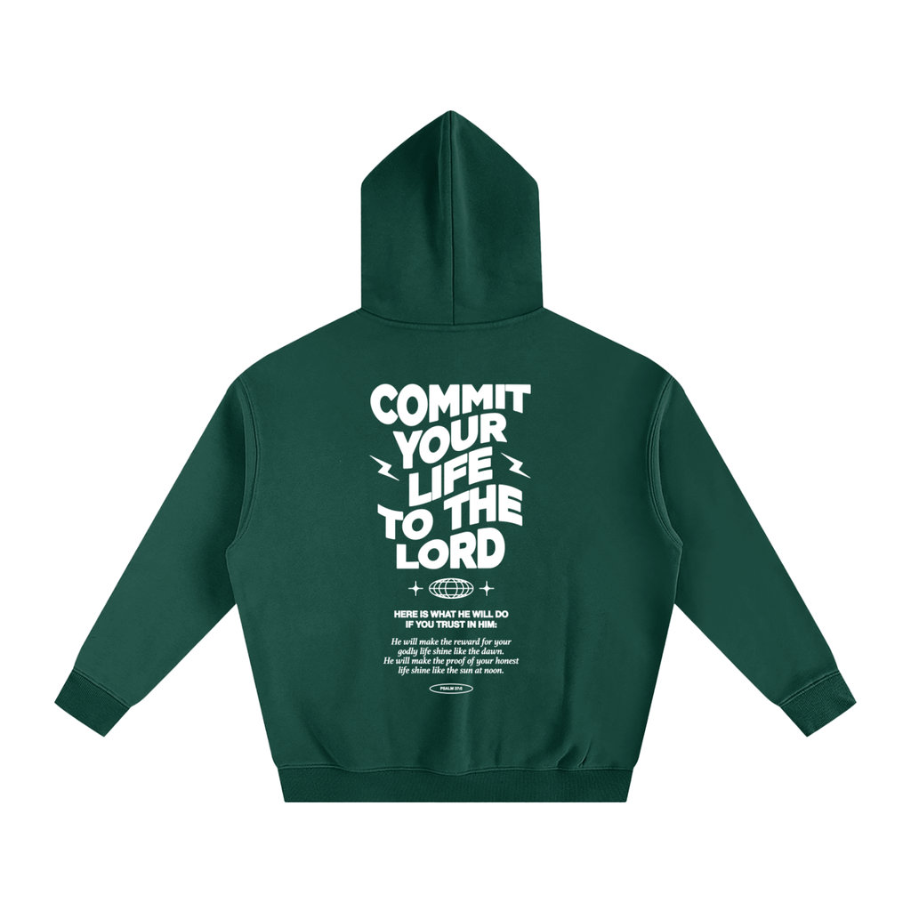 Committed Oversize Fleeced Hoodie