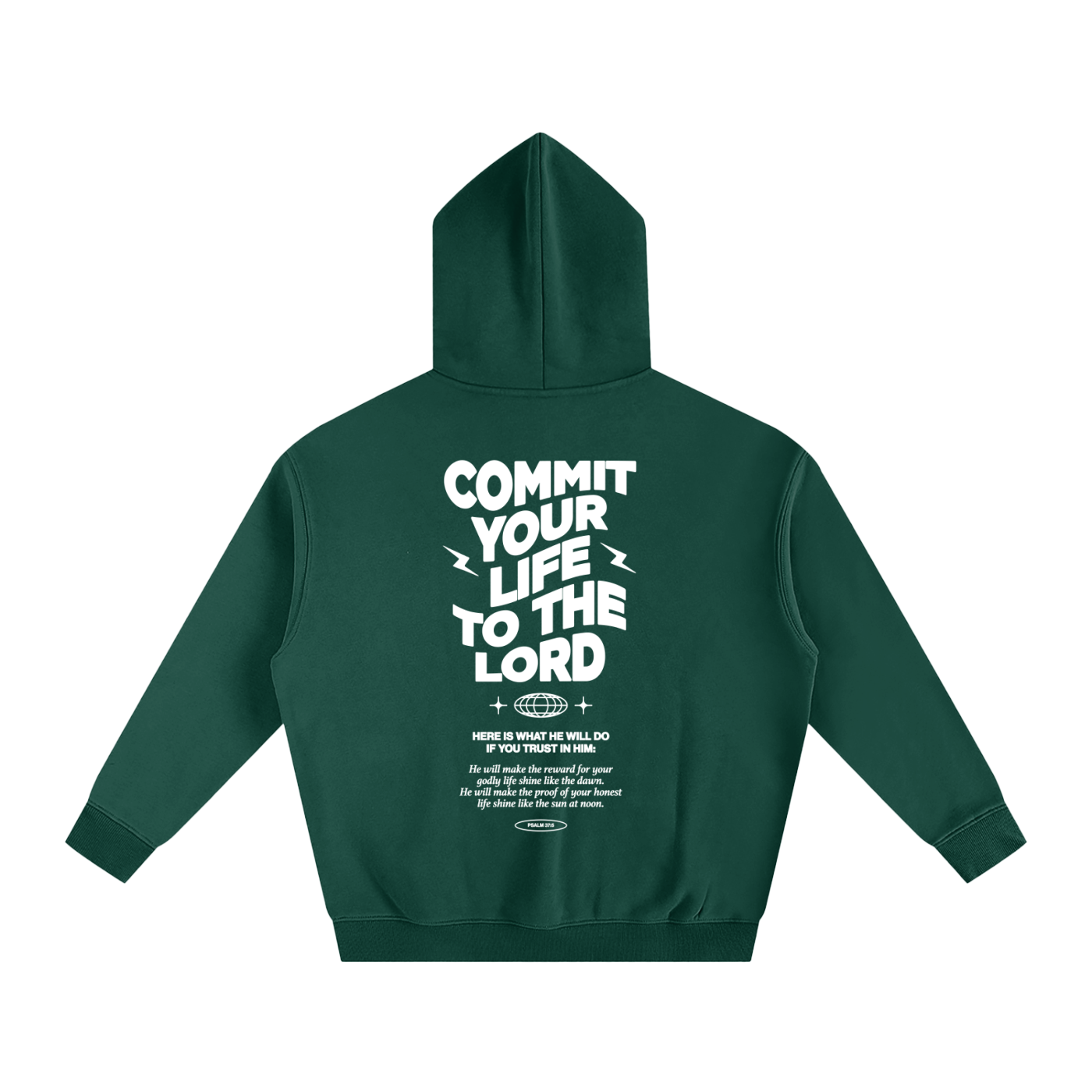 Committed Oversize Fleeced Hoodie