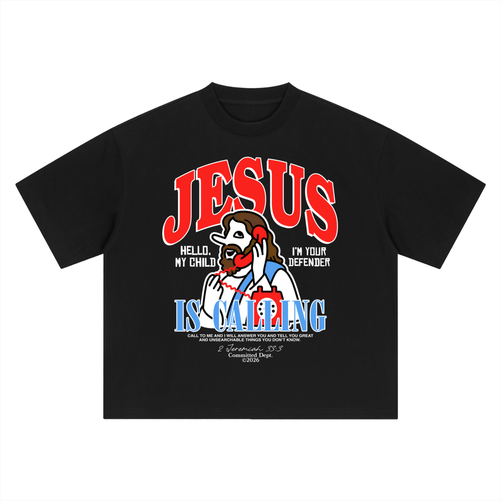 Call on Him Oversized T-Shirt