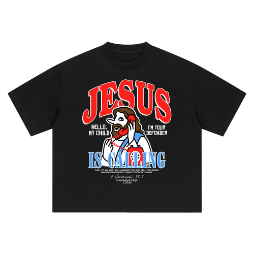 Call on Him Oversized T-Shirt