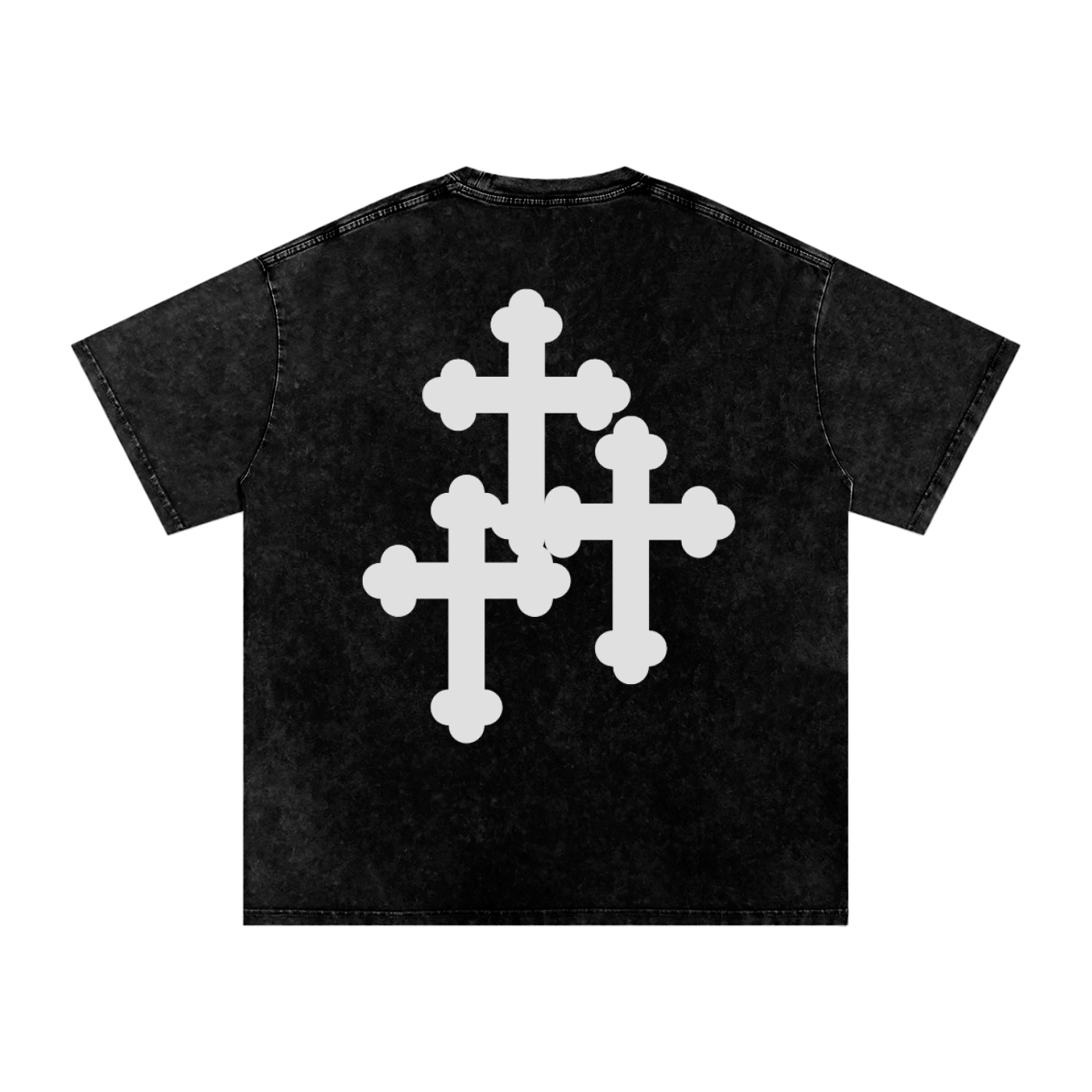 Man of God Snow Washed Oversized Cotton T-Shirt