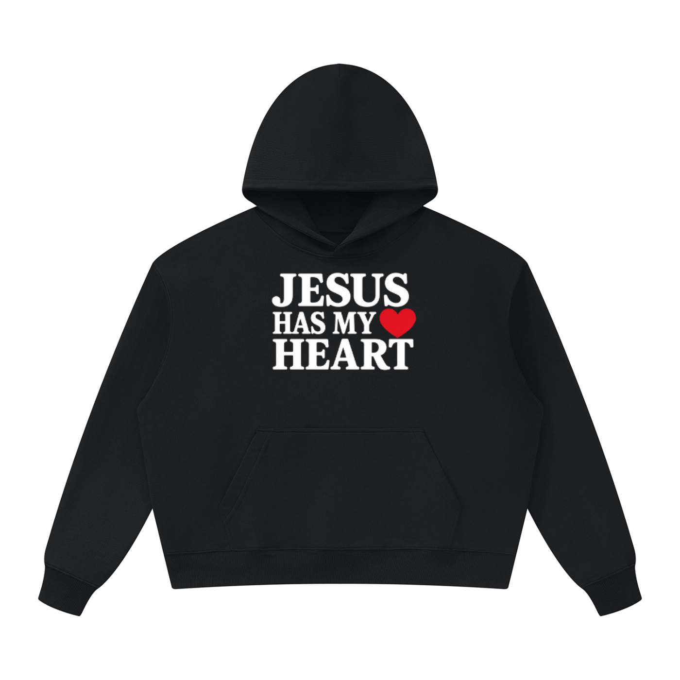 Jesus Has My Heart Heavyweight Hoodie