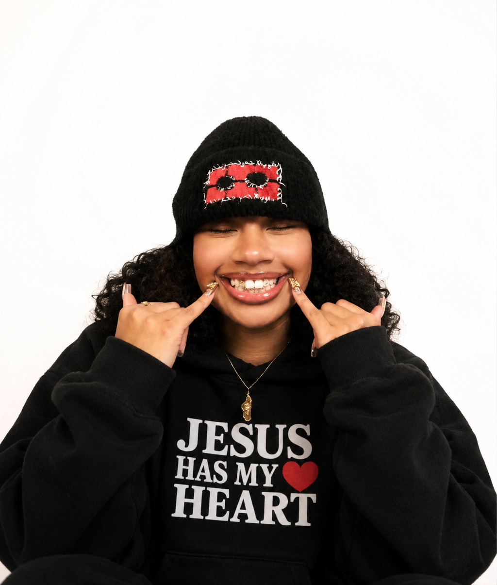Jesus Has My Heart Heavyweight Hoodie