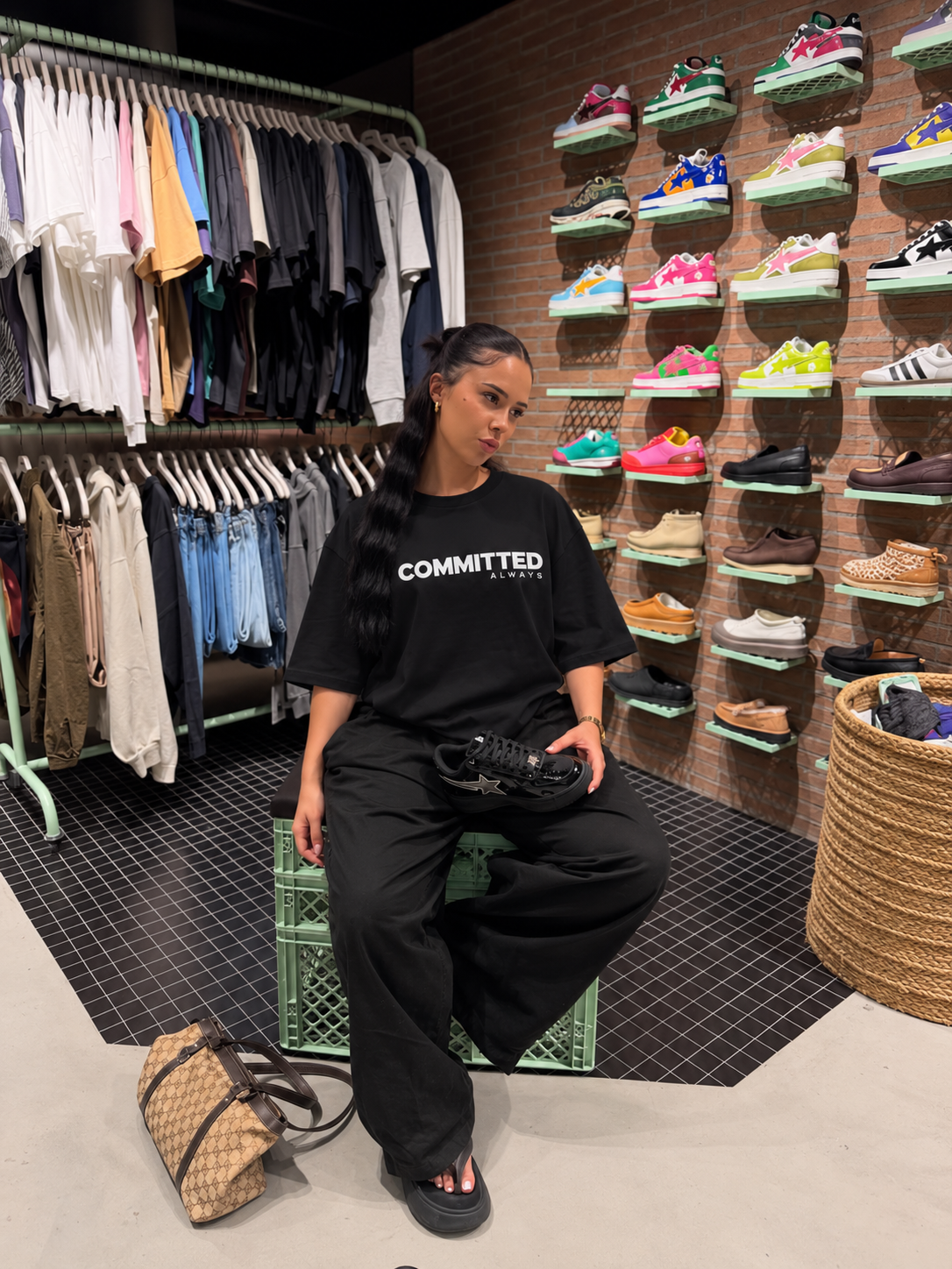 Committed Oversized Cotton T-Shirt