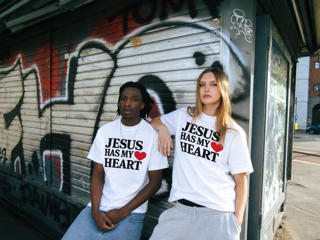 Jesus Has My Heart Oversized T-Shirt