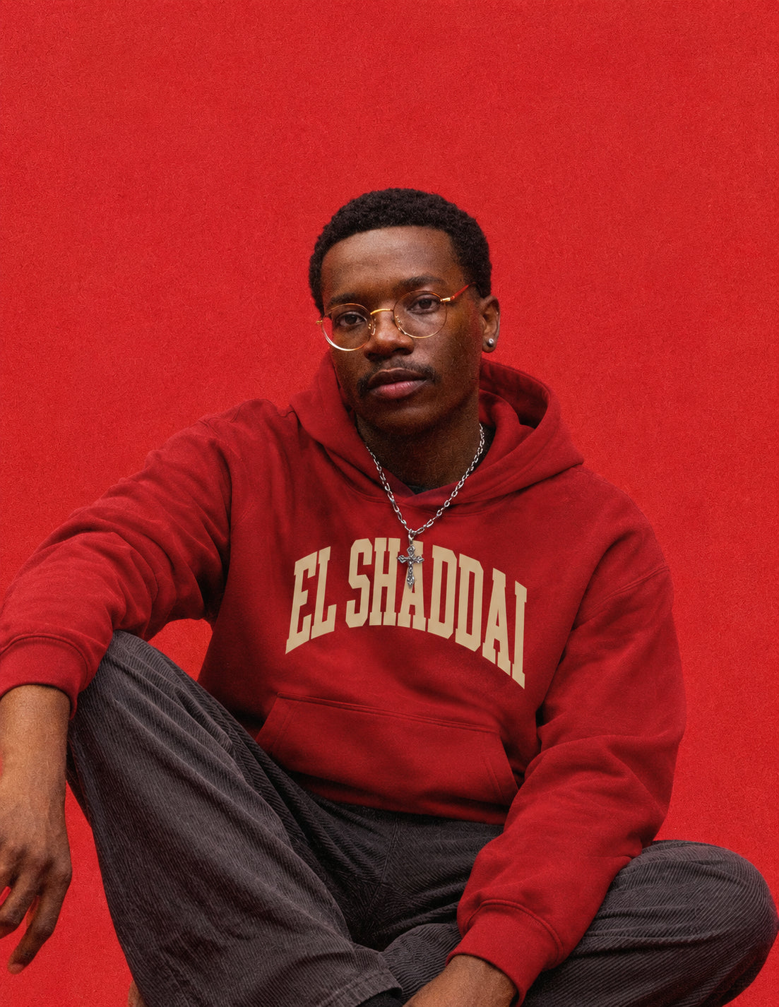El Shaddai Oversize Fleeced Hoodie